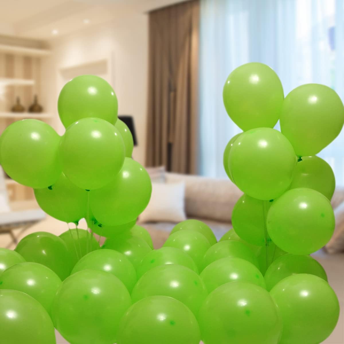 300 Pack Lime Green Balloons 12 inch Green Latex Party Balloon Bulk for Various Party Events Decorations