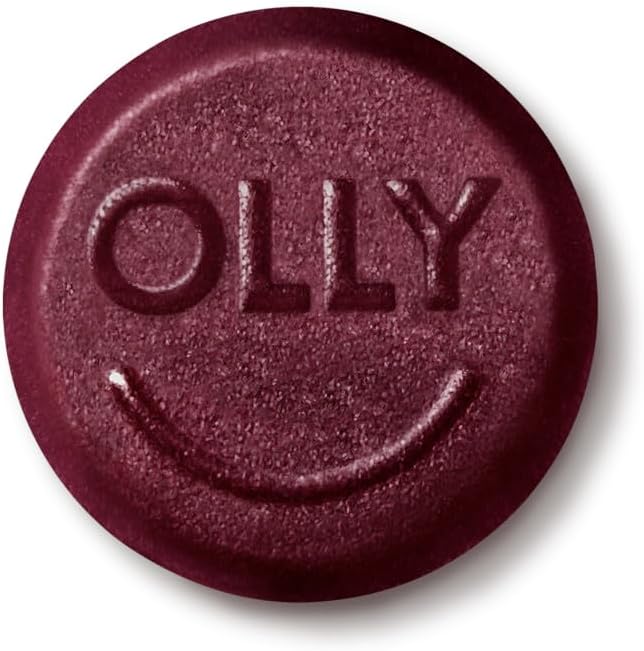 OLLY Glowing Skin Collagen Gummy, Hydrated, Youthful Skin, Hyaluronic Acid, Sea Buckthorn, Chewable Supplement, Berry, 60 Day Supply - 120 Count Pouch