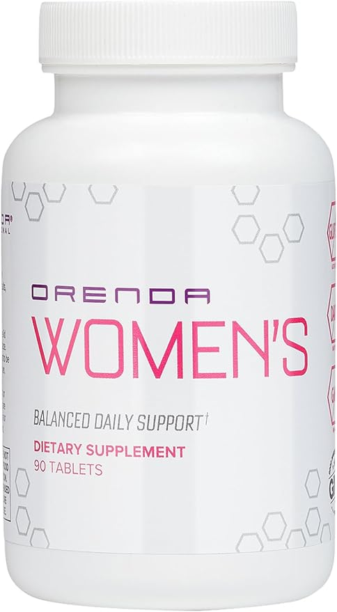 Orenda Women's Multivitamin -Blend, Dong Quai & Black Cohosh Vitamins, Minerals, Hormonal Balance, Immune and Heart Health - 90 Tablets