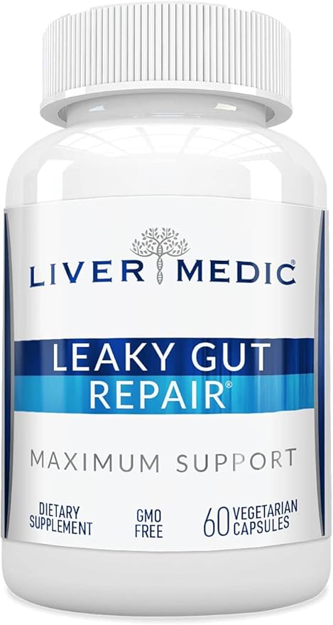 Leaky Gut Repair - Natural Gut Health Supplement, Promotes Digestive Ease, Gut Wellness, and Daily Balance, 60 Capsules
