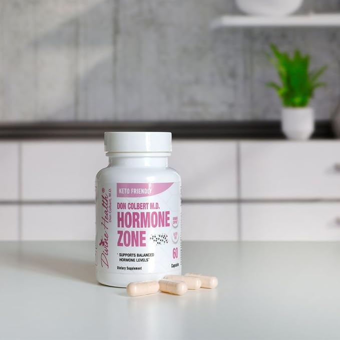 Divine Health's Hormone Zone |150mg of DIM | 100mcg of Vitamin K2 | 1000IU of Vitamin D3 | 60 Day Supply | 60 Capsules |