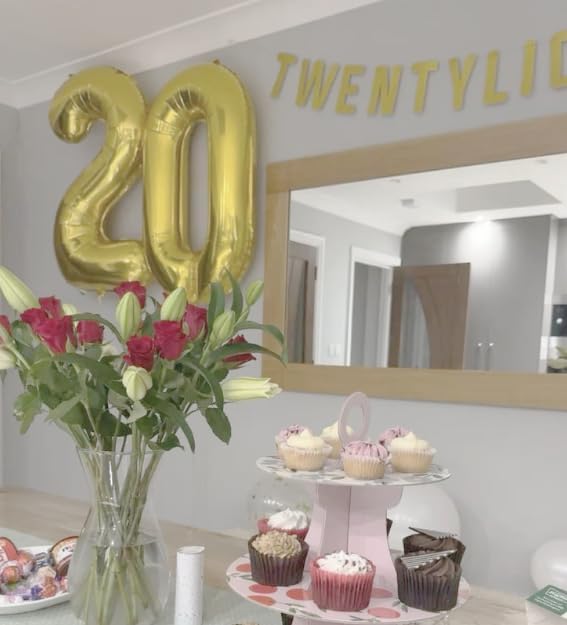 Champagne Gold Helium Number Balloon 40 Inch, Giant Foil Light Gold Number 0 Birthday Balloons, Large Numbers 10 20 30 40 50 60 70 80 90 100 2026, Party Celebration Supplies Decorations