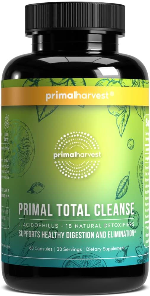 Primal Harvest Liver & Cleanse Supplements for Women and Men, Bundle