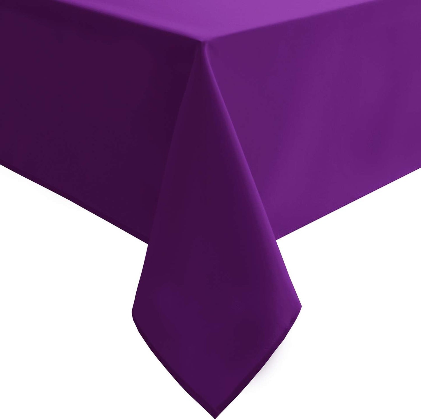Hiasan Royal Purple Tablecloth for Rectangle Tables - Waterproof and Spillproof Washable Fabric Table Cloth for Dining Room Kitchen Party, 60 x 102 Inch