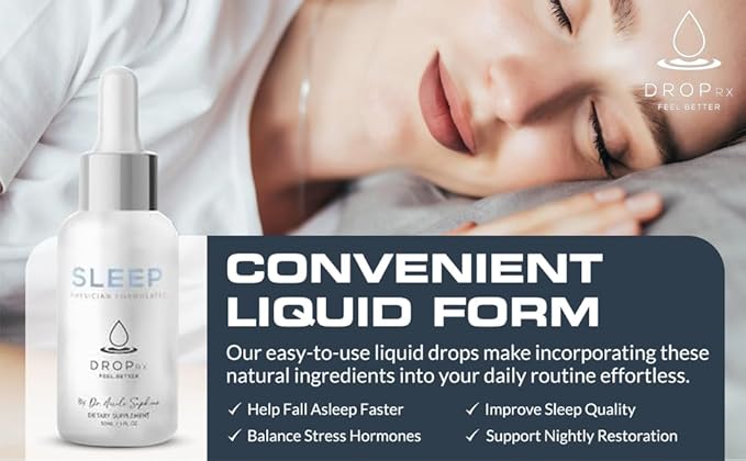 DropRx Women's Wellness Bundle – Support Sleep, Intimacy Support, Hair Skin Nails – Organic, Non-GMO, Vegan, Gluten-Free