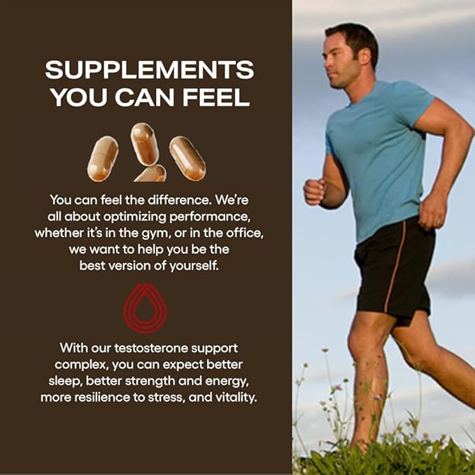 Lifexposure Testosterone Support for Men – Natural Supplement – Tongkat Ali, Ashwagandha, Shilajit, Royal Jelly – (120ct)