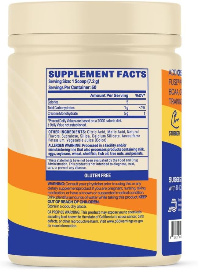 Podium Nutrition, Solos | Creatine Monohydrate, 50 Servings, Pink Lemonade, Boost Athletic Performance