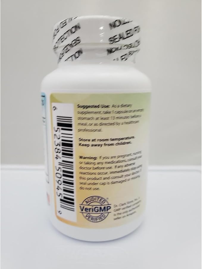 Dr Clark Store para-Zap – 520mg, 135 Capsules, Supports Digestive Health & Gut Balance