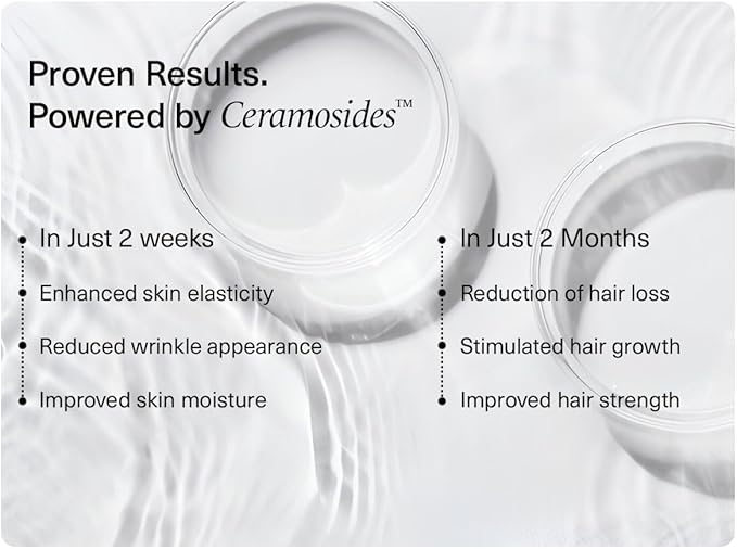 Revitalize Skin Supplement for Wrinkles Fine Lines Hydration Anti Aging Longevity - Nail Skin Hair Vitamins - Phytoceramides Lycopene Hyaluronic Acid Pills - Gluten Free Non GMO Vegan - 60 Capsules