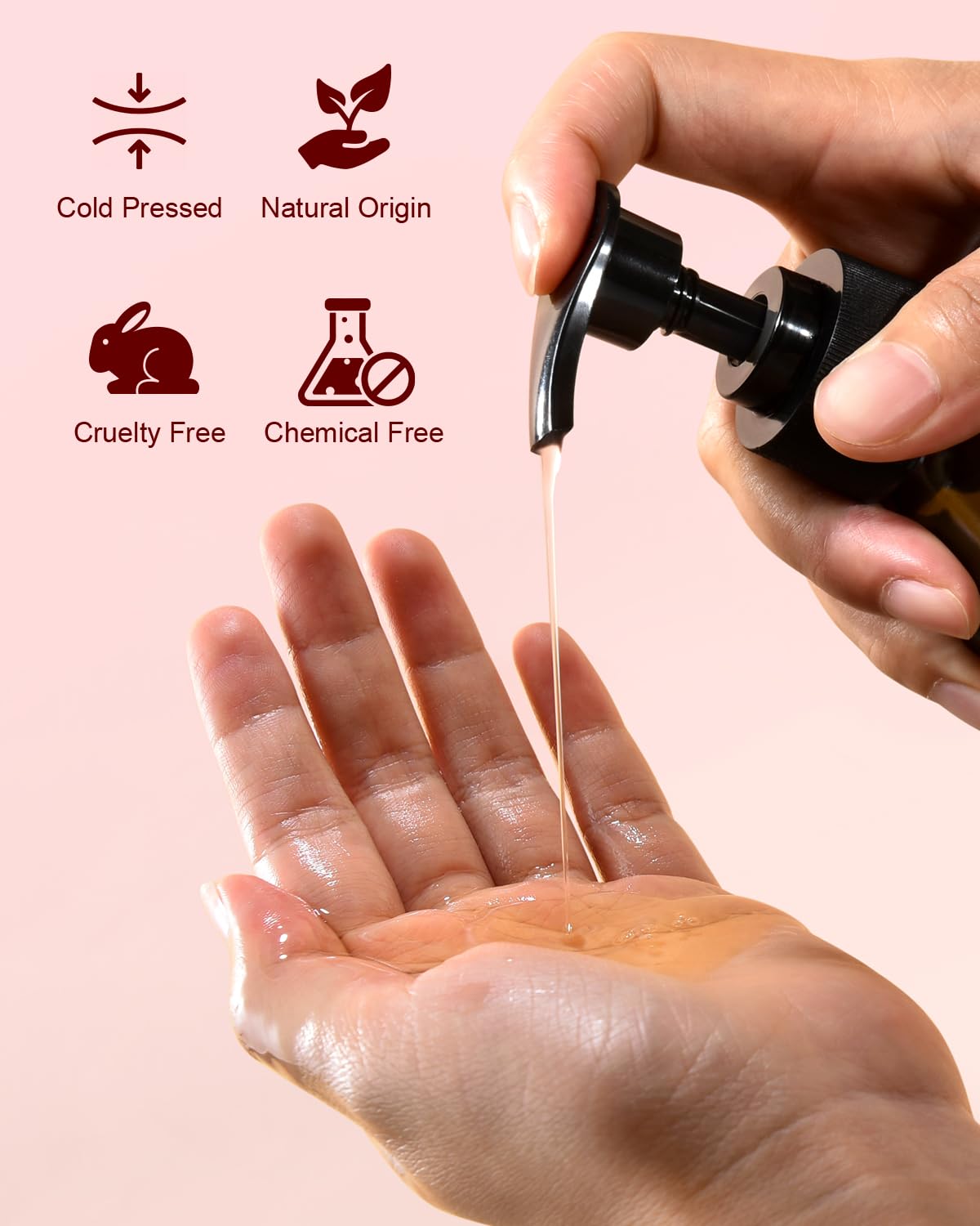 Rosehip Seed Oil Organic, USDA Certified 100% Pure Rosehip Oils for Face, Hair & Body, 8 fl oz Cold Pressed Rose Hip oil for Skin Moisturizing, Scar Fading, Gua Sha, Massage, Carrier Oil DIY