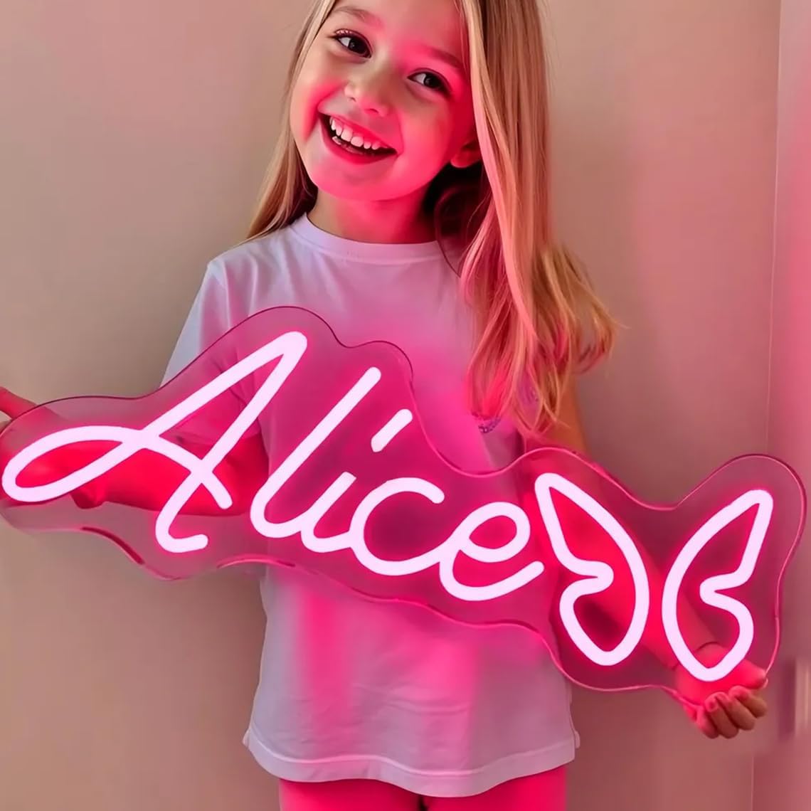 Custom Neon Signs, Custom LED Neon Sign Customizable for Wedding Bar Salon Beauty Business Light Up Name Sign, Personalized Neon Light Suitable for Events Birthday Gifts Decorations
