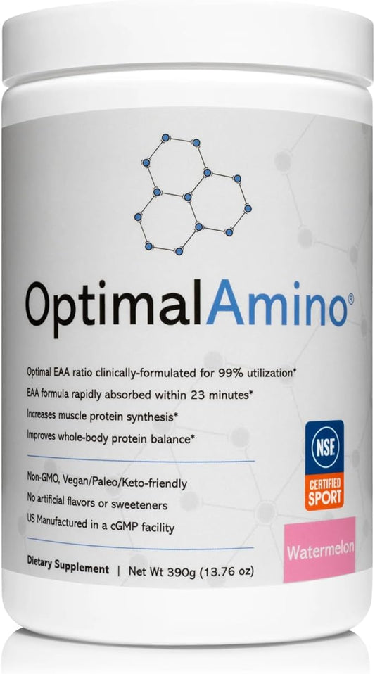Amino Acid Powder | 99% Utilized Essential Amino Acid (EAA) Supplement | Pre/Post Workout & Muscle Recovery | NSF for Sport Certified | Watermelon Flavor