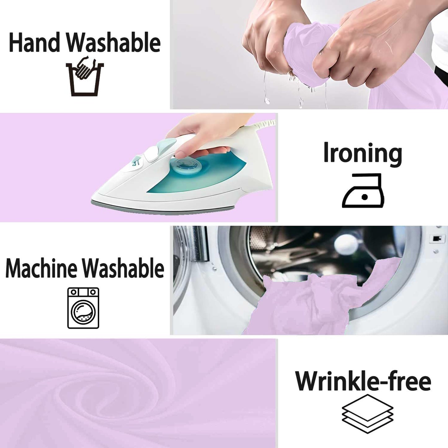 Light Purple Photography Backdrop for Photoshoot, Photo Backdrop Curtain, Perfect Light Purple Backdrops for Party Portrait Photoshoots Video Studio 10FTx10FT