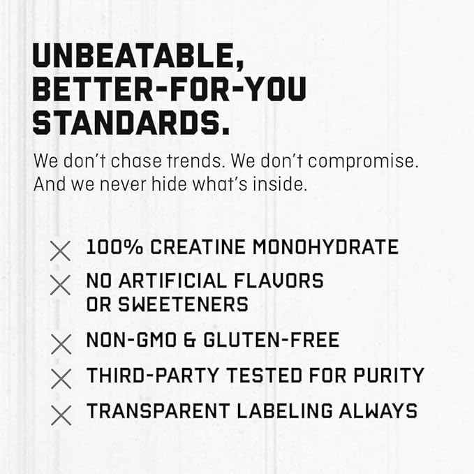 Jocko Fuel Creatine Stick Packs - Creatine Monohydrate Powder Travel Packs for Men & Women, Supplement for Athletic Performance & Muscle Health, 30 Servings 150g (Unflavored)