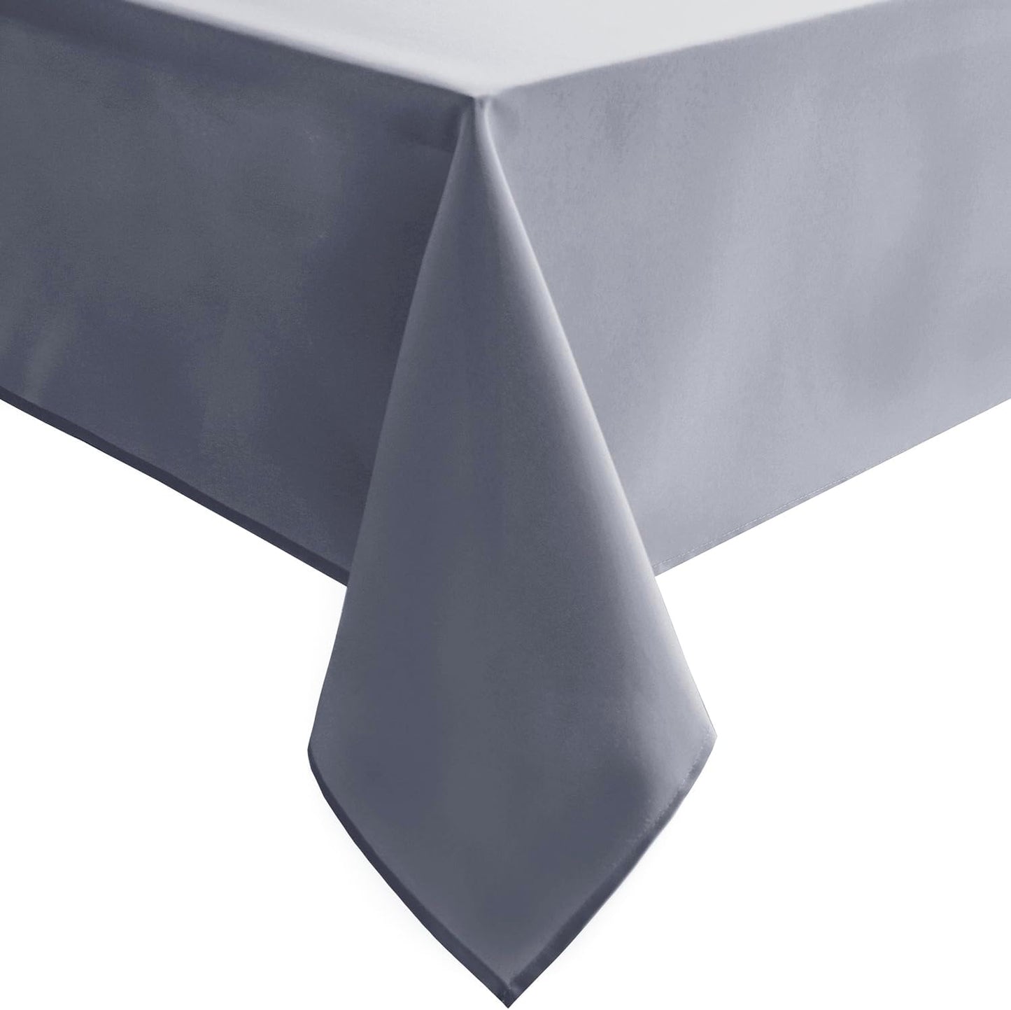 Hiasan Light Gray Rectangle Tablecloth - Waterproof Spillproof and Wrinkle Resistant Washable Polyester Table Cloth for Dining Party, 70 x 120 inch
