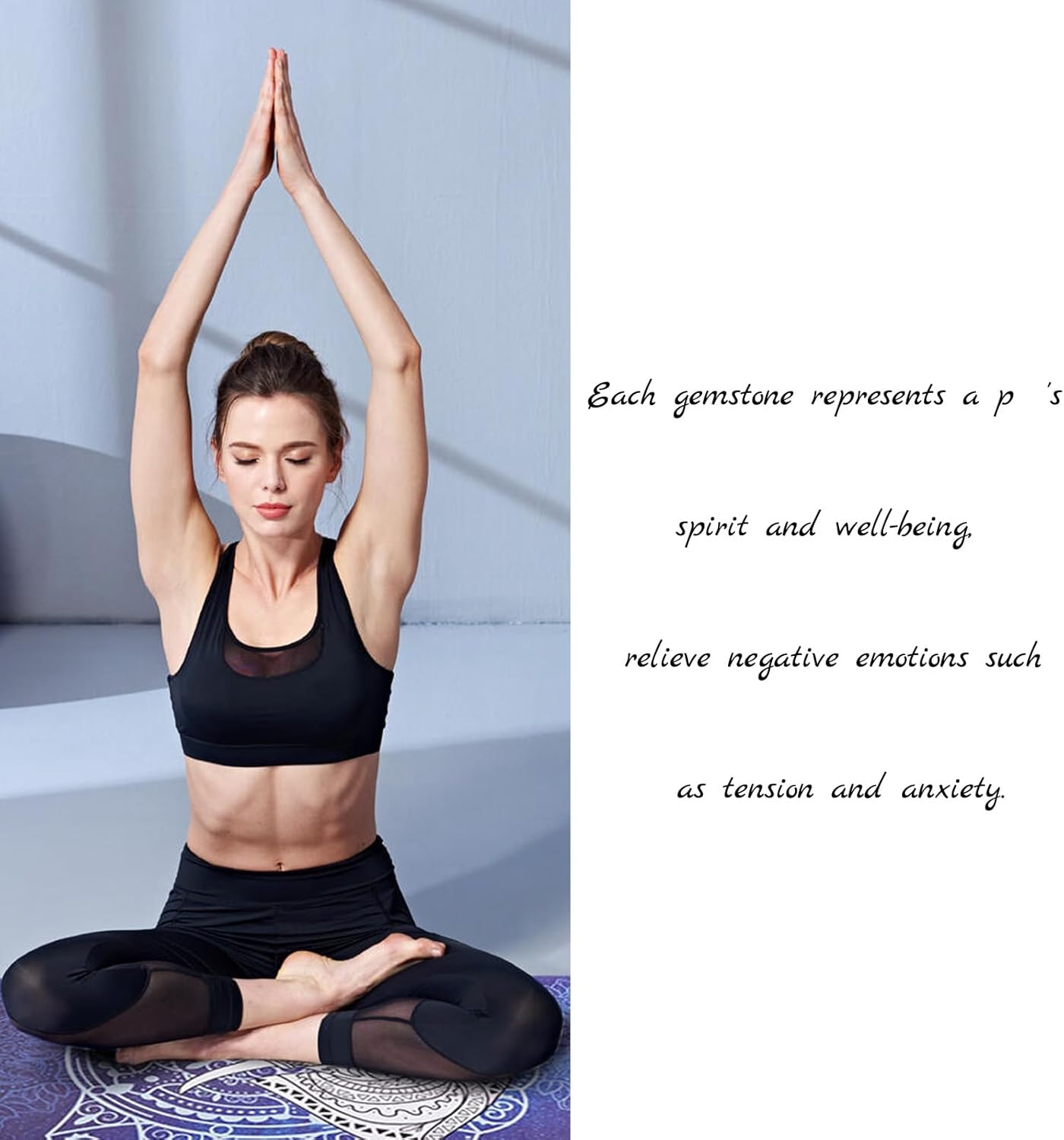 1.8” Amethyst Chakra Crystals, Thumb Worry Stones for Anxiety, Adult Sensory Items for Woman or Man, Anxiety Relief Items Fidget for Sensory Stones