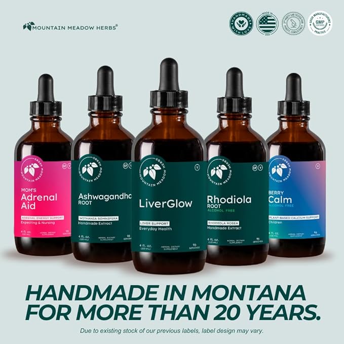 Mountain Meadow Liver Glow (Original Formula), Advanced Detoxifier and Regenerator to Support Liver Health and Function - 4 oz - for a Happy Liver