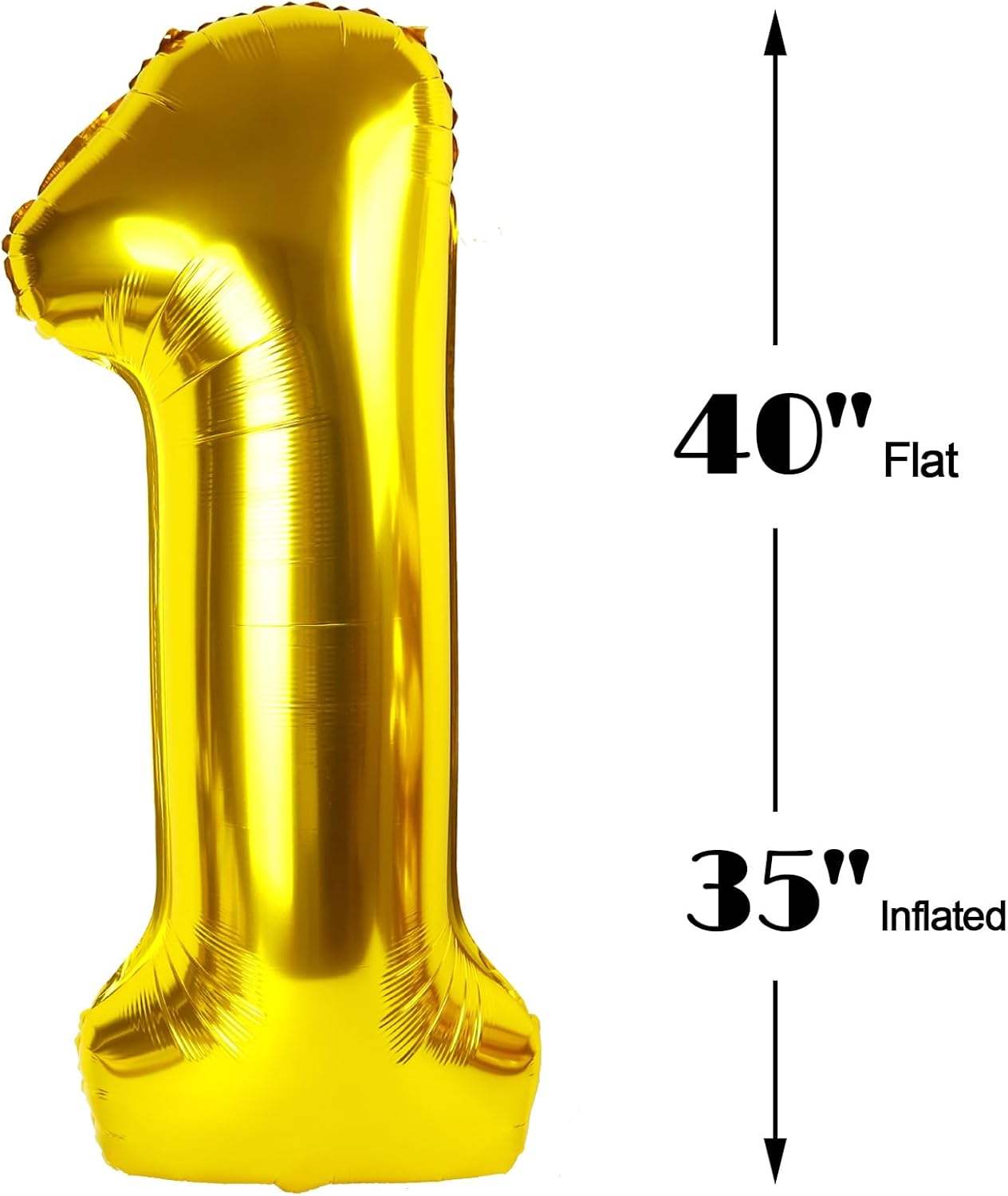 Gold Number 17 Birthday Balloon 40 Inch, Digital Balloons for 17 Seventeen Party Celebration Decorations Supplies, Mylar Foil Numbers Balloon for Seventeen Wedding Anniversary