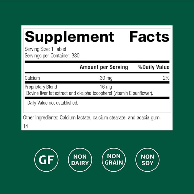Standard Process Antronex - Whole Food Immune System Support and Liver Health Supplement with Calcium - 330 Tablets