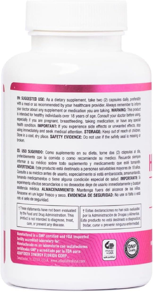 Hormone Balance for Women – Menopause & PMS Support Supplement – Adaptogens for Female Balance & Wellness – 180 Vegan Capsules
