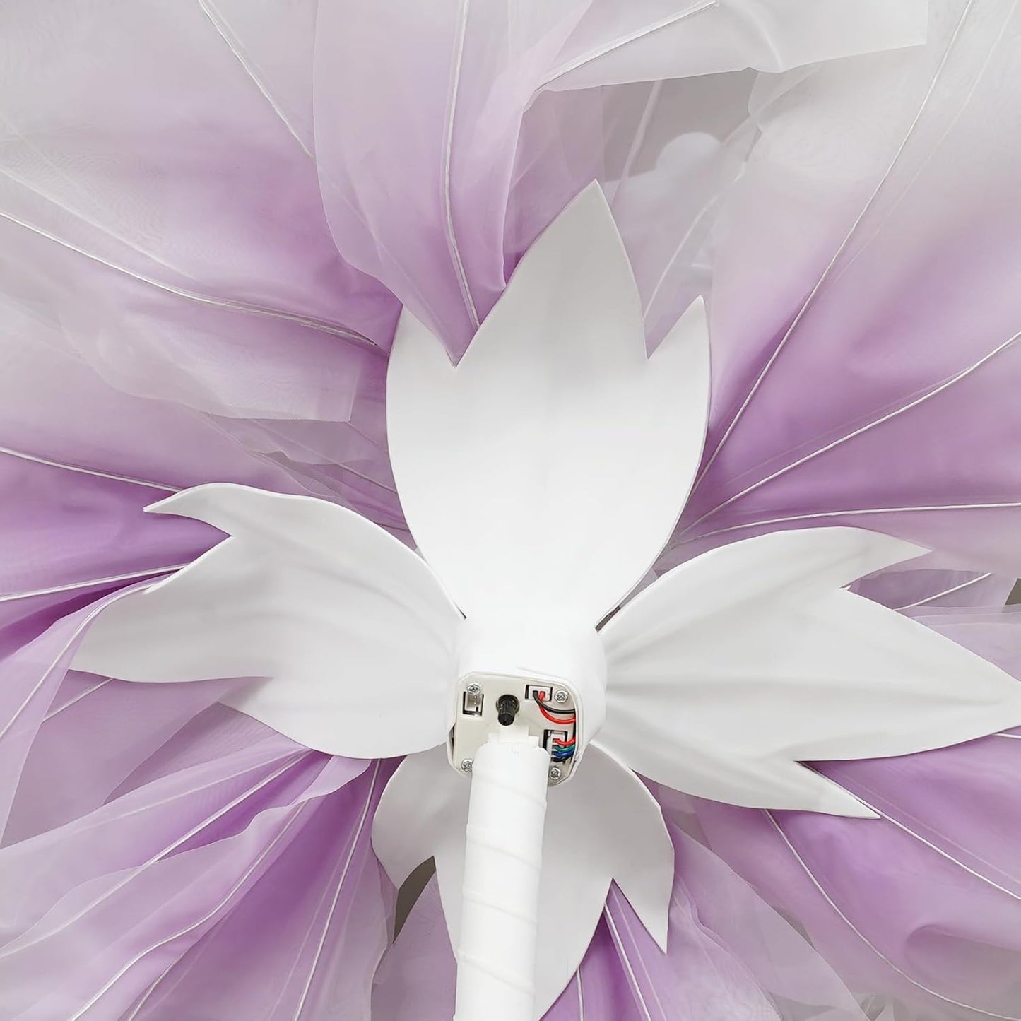 Wedding Giant Electric Artificial Flower, Auto Blooming Artificial Flowers with Lights, Large Peony Electric Flower Decor with Auto Open/Close for Home Wedding Party Decoration, Purple