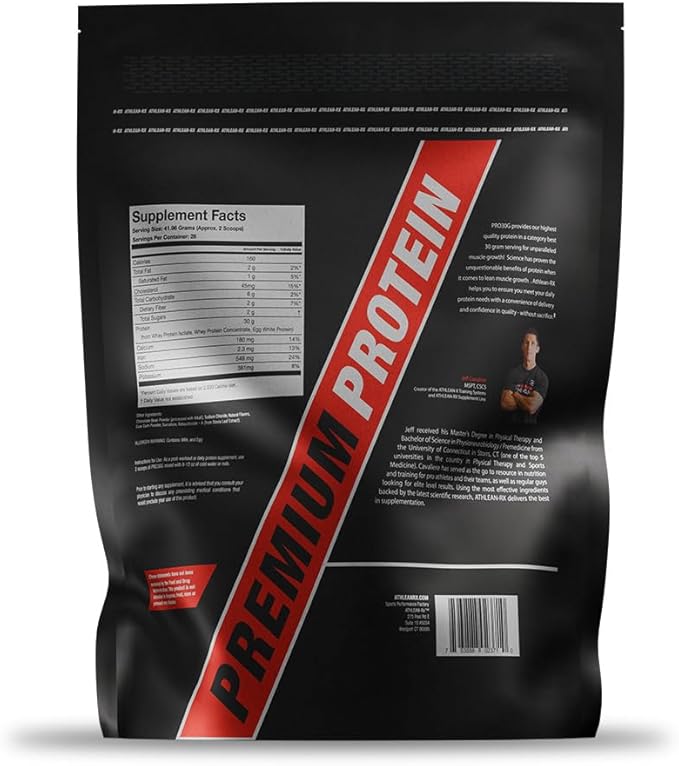 ATHLEAN-X PRO-30G, Premium Whey Protein Isolate Powder, Chocolate Salted Caramel, Gluten-Free, Low Sugar, 30g of High Protein Powder for Muscle Recovery & Growth