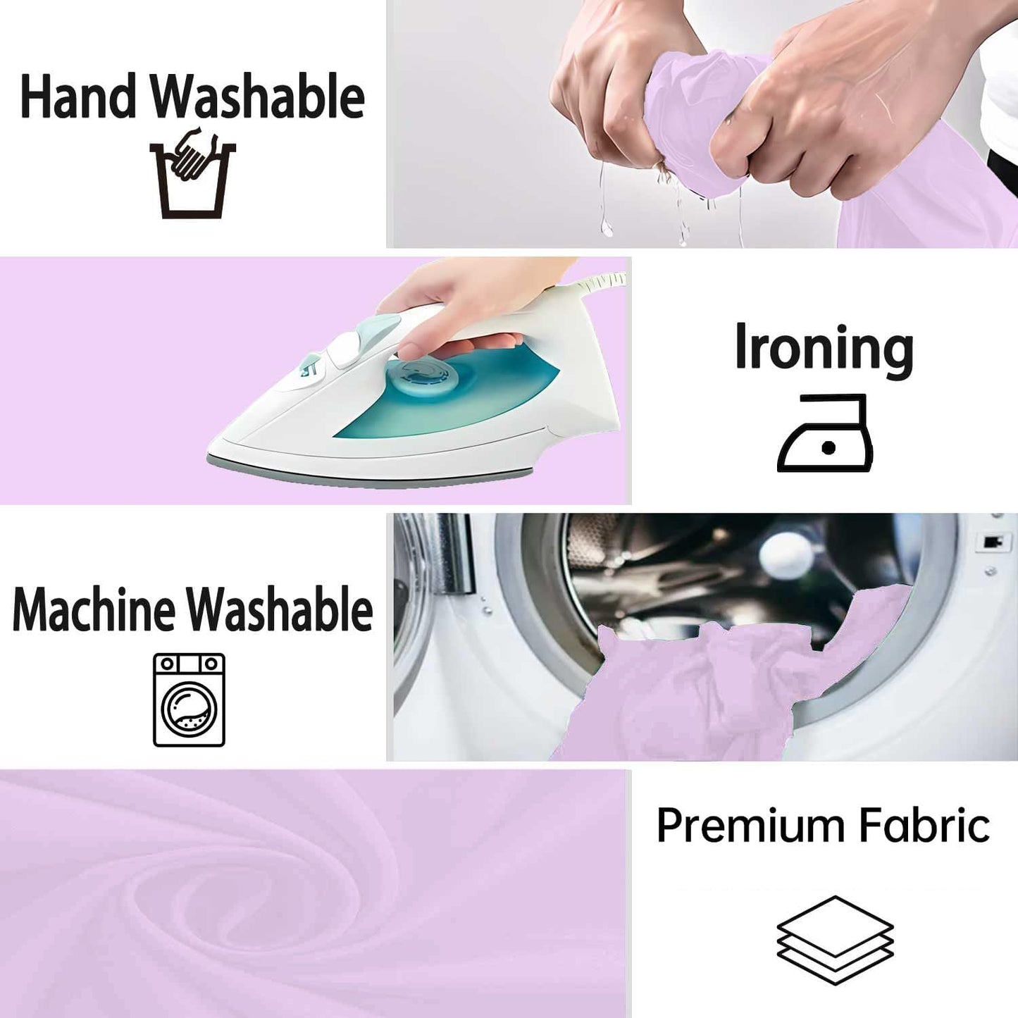 Light Purple Photography Backdrop for Photoshoot, Photo Backdrop Curtain, Perfect Light Purple Backdrops for Party Portrait Photoshoots Video Studio 8FTx10FT