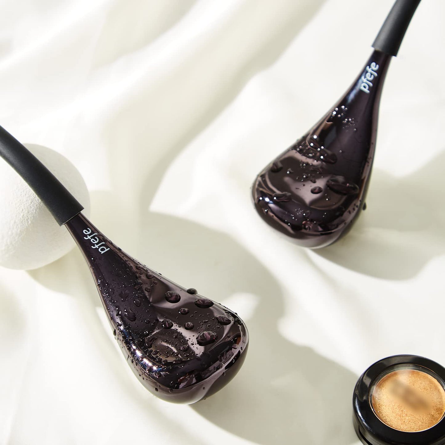 Pfefe Cryo Sticks for Face, Ice Globes Cryo Globes for Facials, Esthetician Supplies Gifts, Unbreakable Stainless Steel Ice Roller Cooling Spa Balls with Storage Case