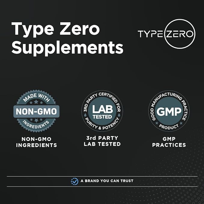 Type Zero Creatine Monohydrate (Unflavored | 500g), 5000 mg Per Serving, Micronized, Zero Sugar, Keto Friendly & Gluten Free, 100 Servings