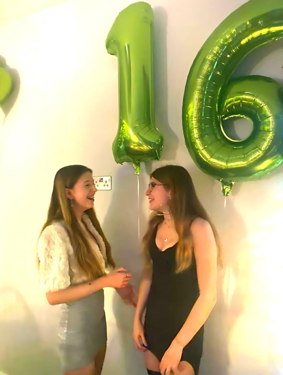 40 Inch Light Green Large Number 4 Balloons, Giant Foil Number Four 14 24 34 40 44 Balloons, Light Green Mylar Big Balloon for Anniversary Graduation Decorations