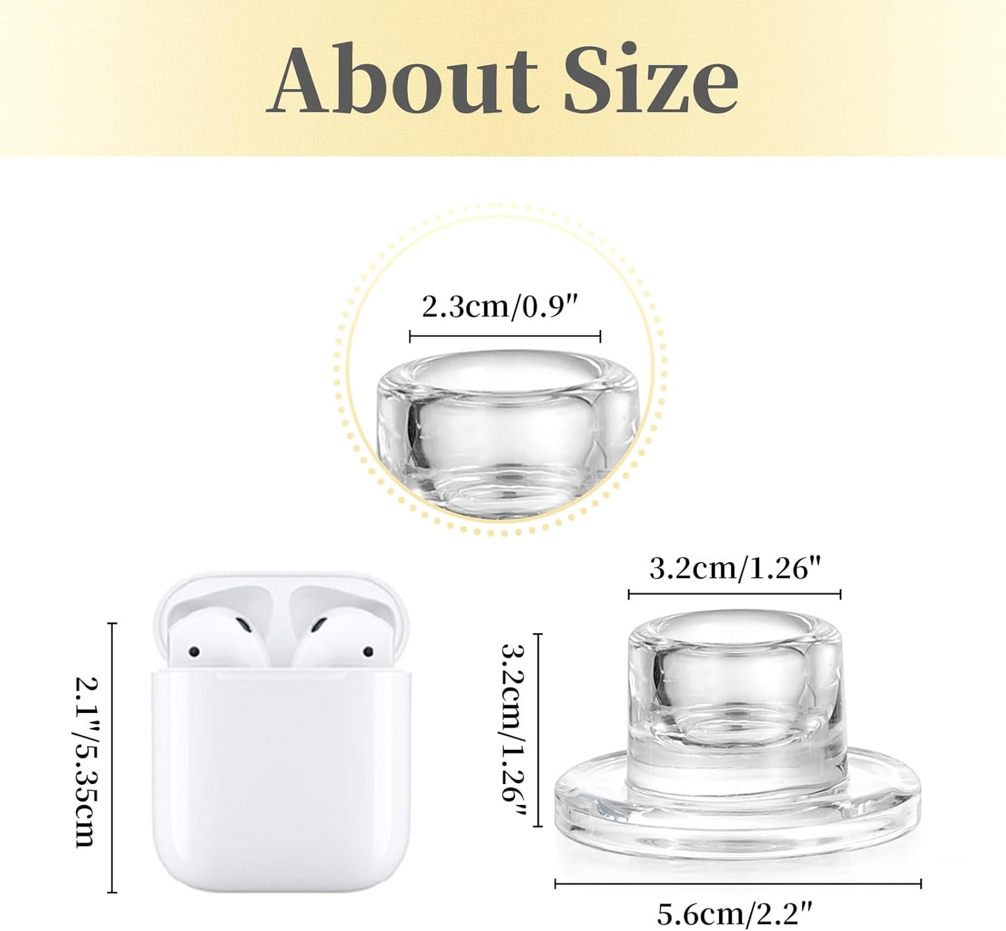 Hewory Glass Taper Candle Holders: 4 PCS Candlestick Holders Clear Short Tapered Candle Holder Set - Candle Stick Holder Decor for Table Centerpiece Wedding Party Advent Christmas Home Decorations