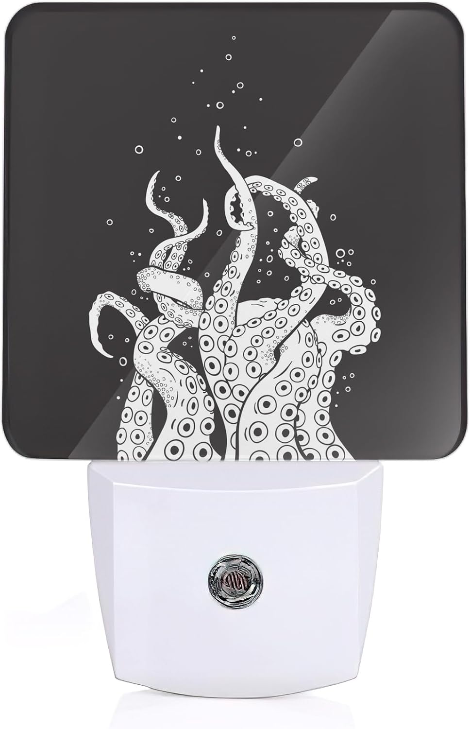 Black Octopus Night Light, Night Light Plug into Wall with Dusk to Dawn Sensor, LED Lamp Energy Saving Lights for Men Women Boys Girls,Lamp for Bedroom Bathroom Hallway