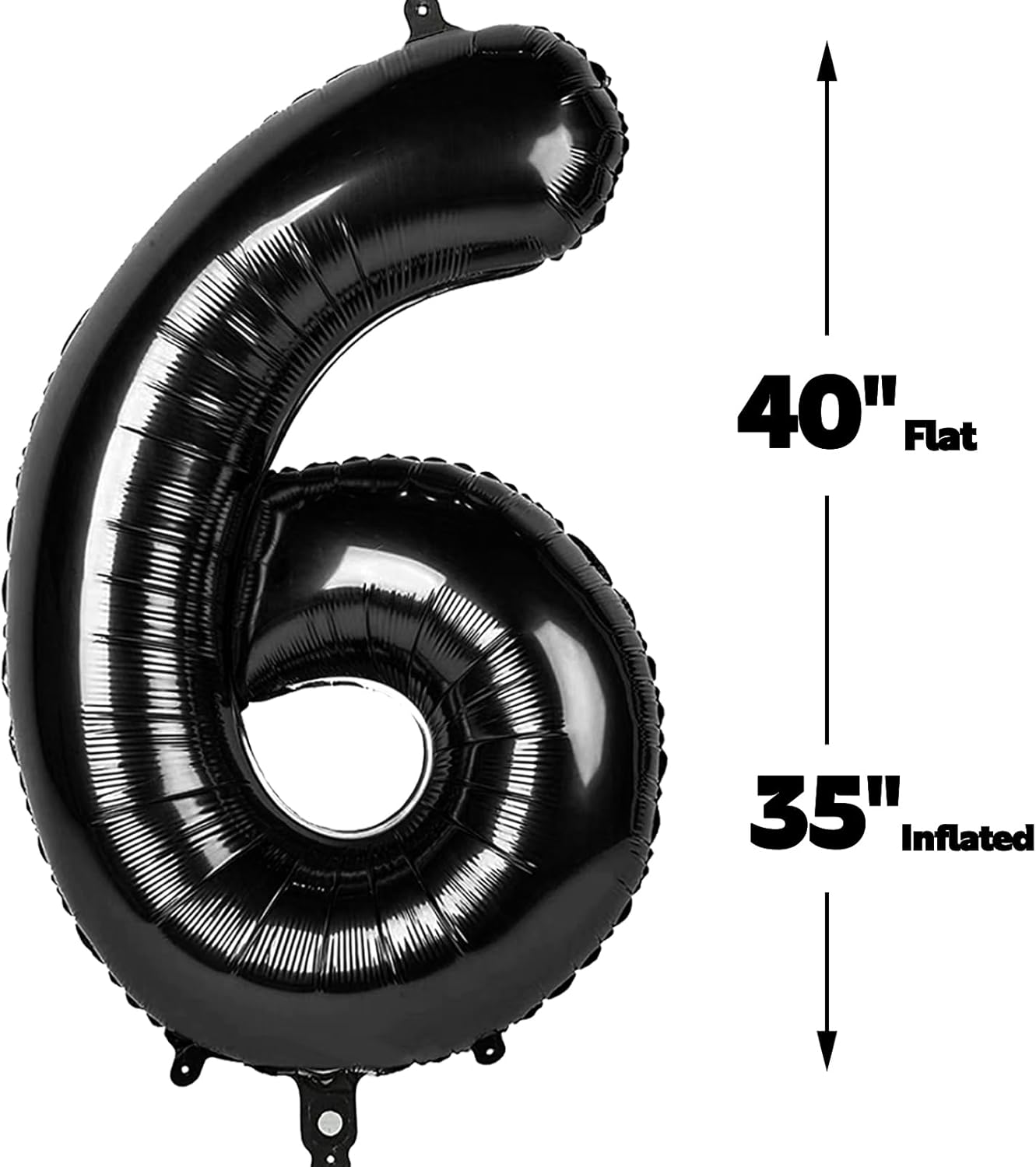 Black Number 26 Balloon, 40 Inch, Birthday Party Decorations, Graduation Party Supplies