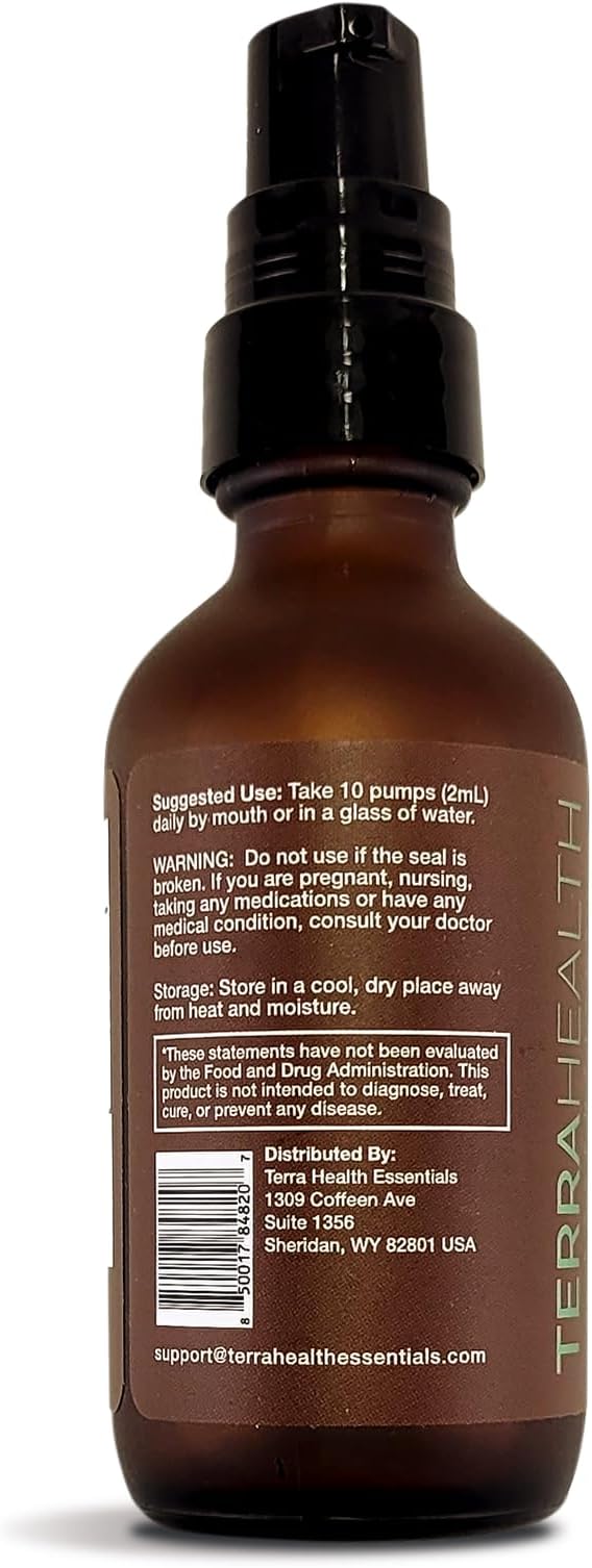 Terra Health Essentials - Liposomal Vitamin D3 + K2 | Bone Health & Calcium Absorption (1 Bottle, 30 Day Supply)