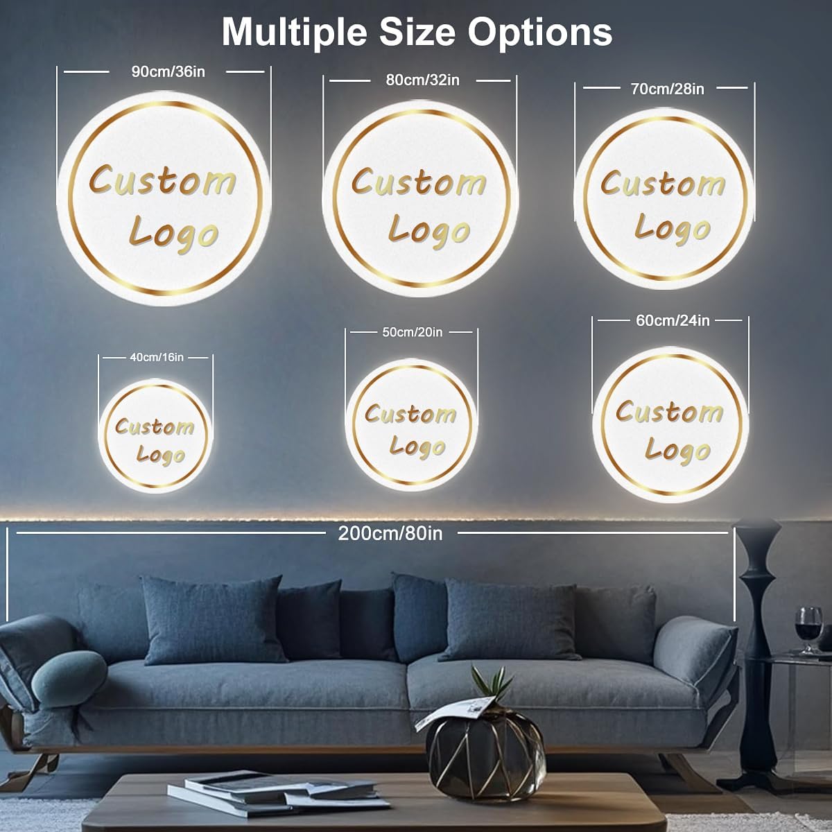 Custom Neon Business Sign,Personalized Backlit LED Signs, Acrylic custom light up sign for business logo, UV/Metal Bar Salon Beauty Studio Custom LED Neon Wall Decor Sign (Custom Business Neon Sign)