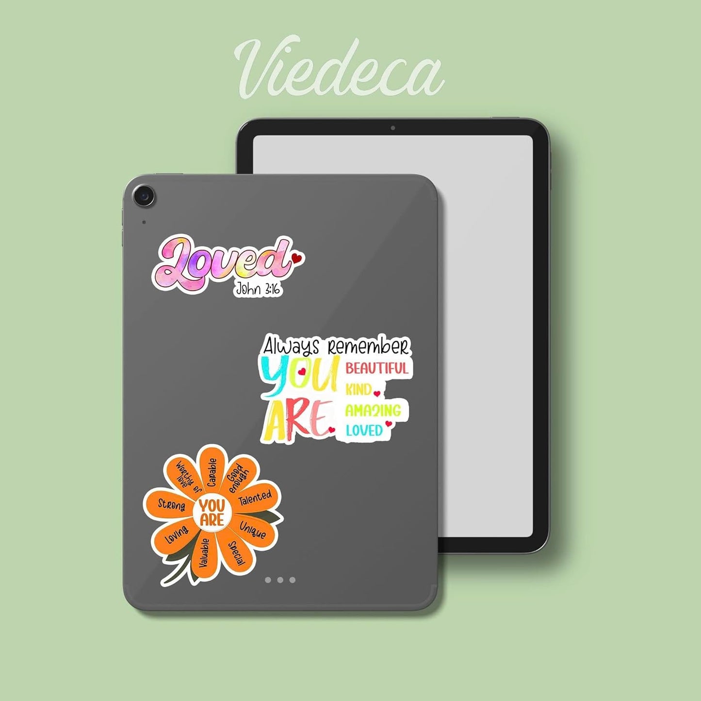 (3Pcs) The Love Between A Mother and Daughter is Forever Sticker Funny Motivational Quotes Inspirational Family Love Vinyl Decal for Tumbler Laptop Kindle Water Bottles Books Phone -Size 3x3 Inches