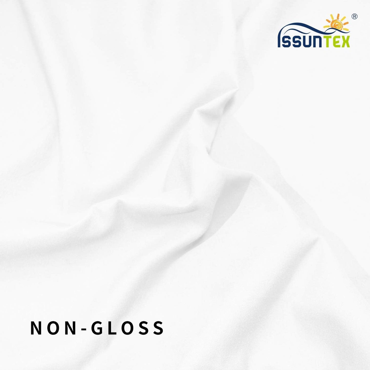 ISSUNTEX 6X9 ft Background Polyester Backdrop, Photo Studio, Collapsible High Density Screen for Video Photography and Television-White