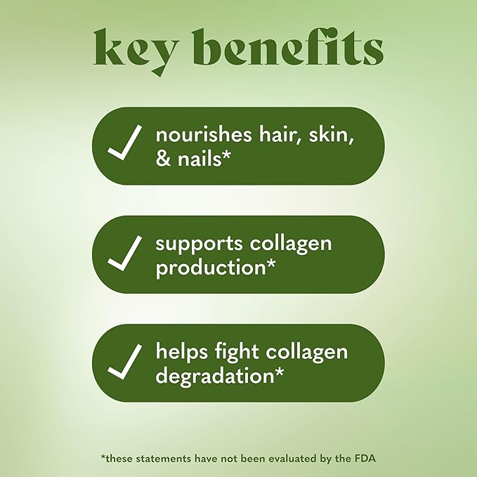 Matcha Beauty Vegan Collagen Booster Drink Blend: Plant Based Collagen Support Smoothie Drink Vegan Creamy Blend | Matcha Flavor | 1 Bag - 25 Servings per Bag