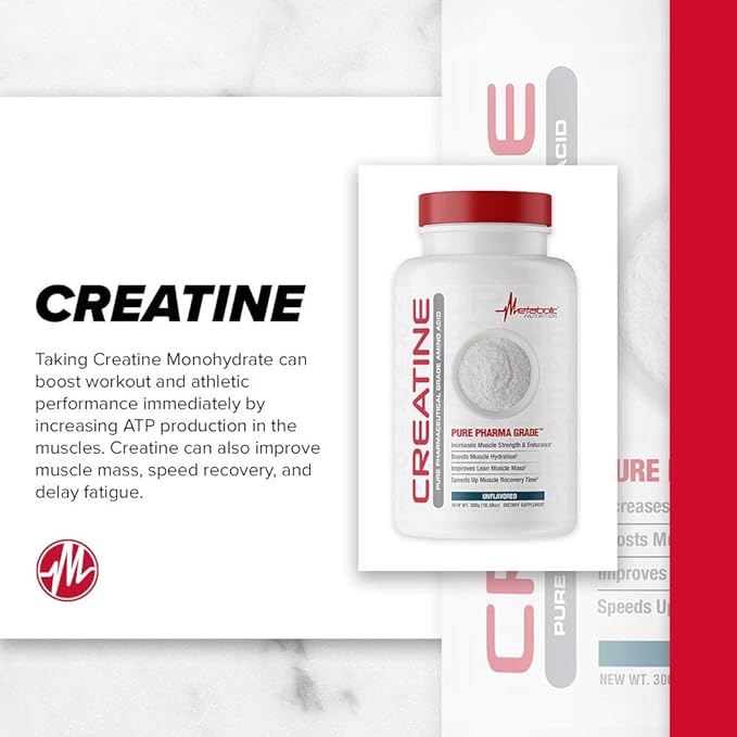 Metabolic Nutrition Creatine, 300 Grams, Powder