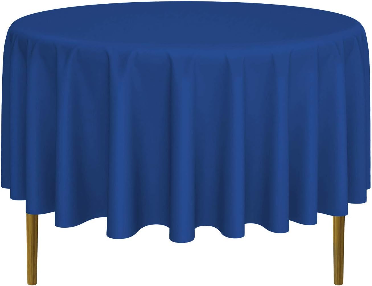 Lann's Linens - 10 Premium 90" Round Tablecloths for Wedding/Banquet/Restaurant - Polyester Fabric Table Cloths - Royal Blue