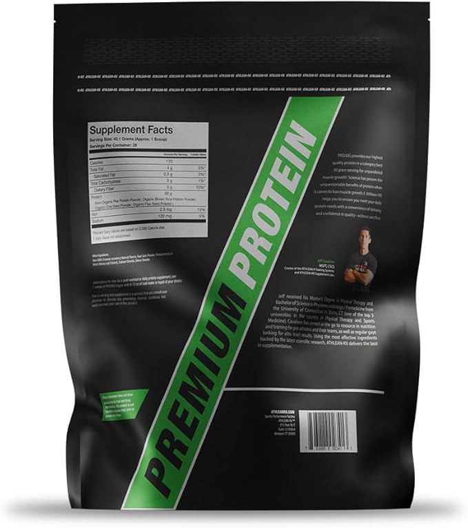 PRO 30G Vegan Protein Powder by ATHLEAN-X, Plant-Based Muscle Recovery & Growth Formula, Gluten-Free, NSF Certified for Sports, High Protein Supplement for Strength - Vanilla Bean