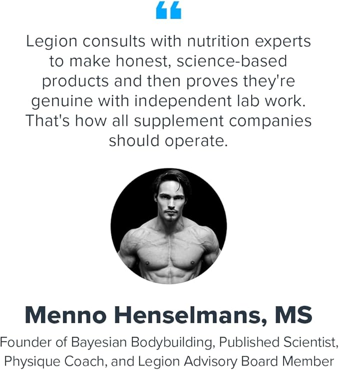 LEGION Whey+ Protein Whey Isolate from Grass Fed Cows - Whey Protein Isolate Powder Low Calorie, Non-GMO, Sugar Free, Lactose and Gluten Free, All Natural Protein Powder for Men & Women, 30 Servings