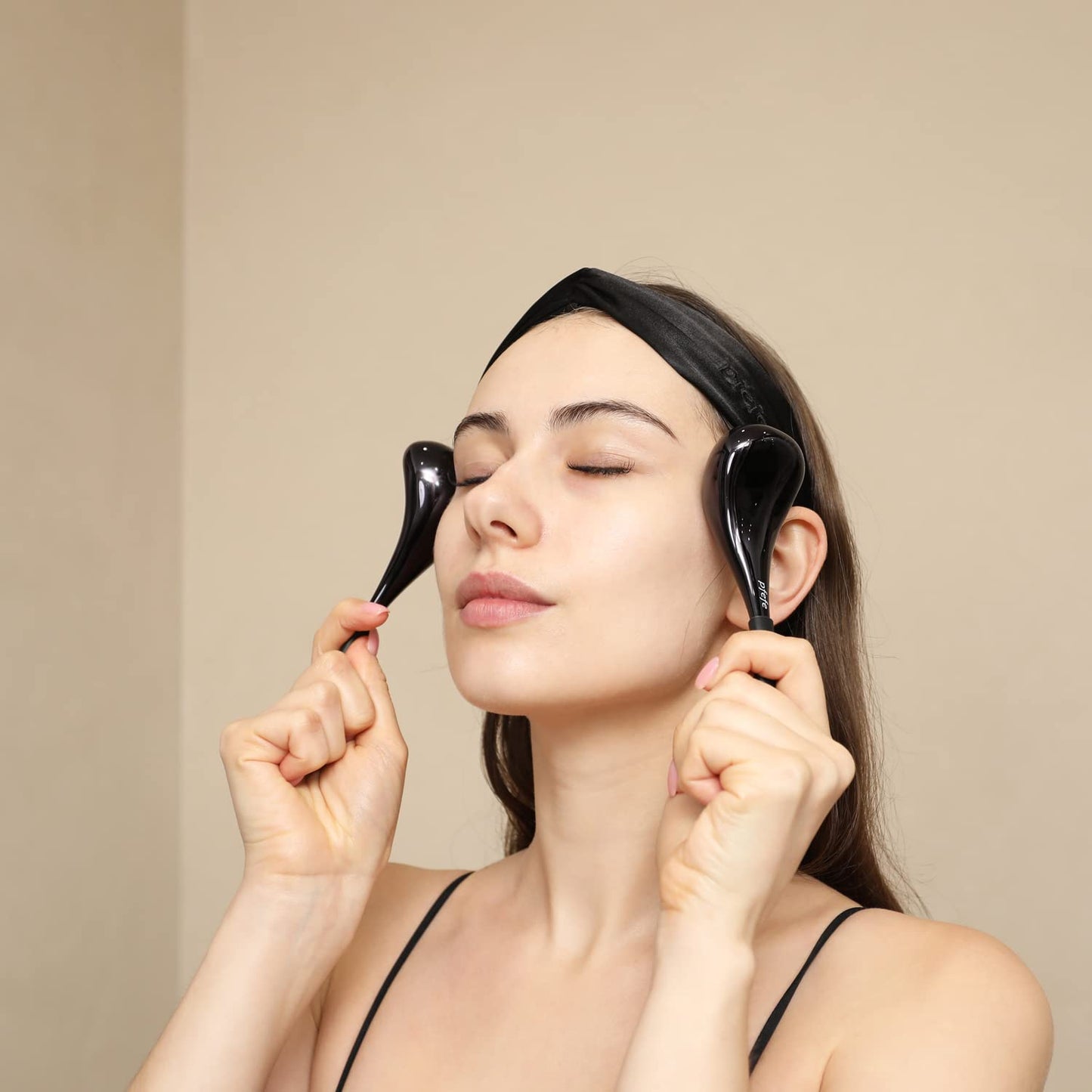 Pfefe Cryo Sticks for Face, Ice Globes Cryo Globes for Facials, Esthetician Supplies Gifts, Unbreakable Stainless Steel Ice Roller Cooling Spa Balls with Storage Case