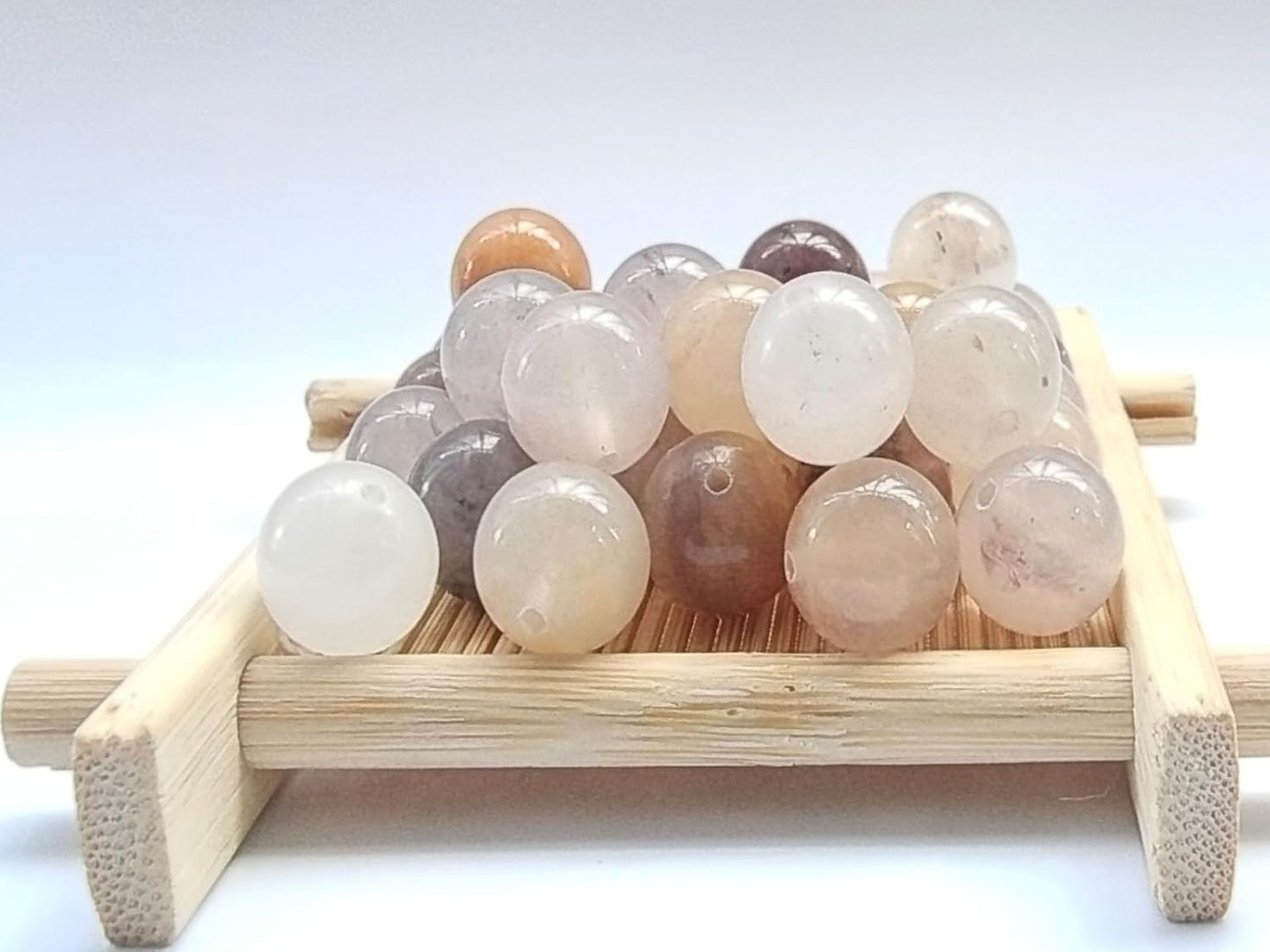 Stone Beads 6mm 140pcs Violet Jade Beads Round Loose Gemstones Beads for Bracelet Necklace Jewelry Making (6mm, 60602 Violet Jade)