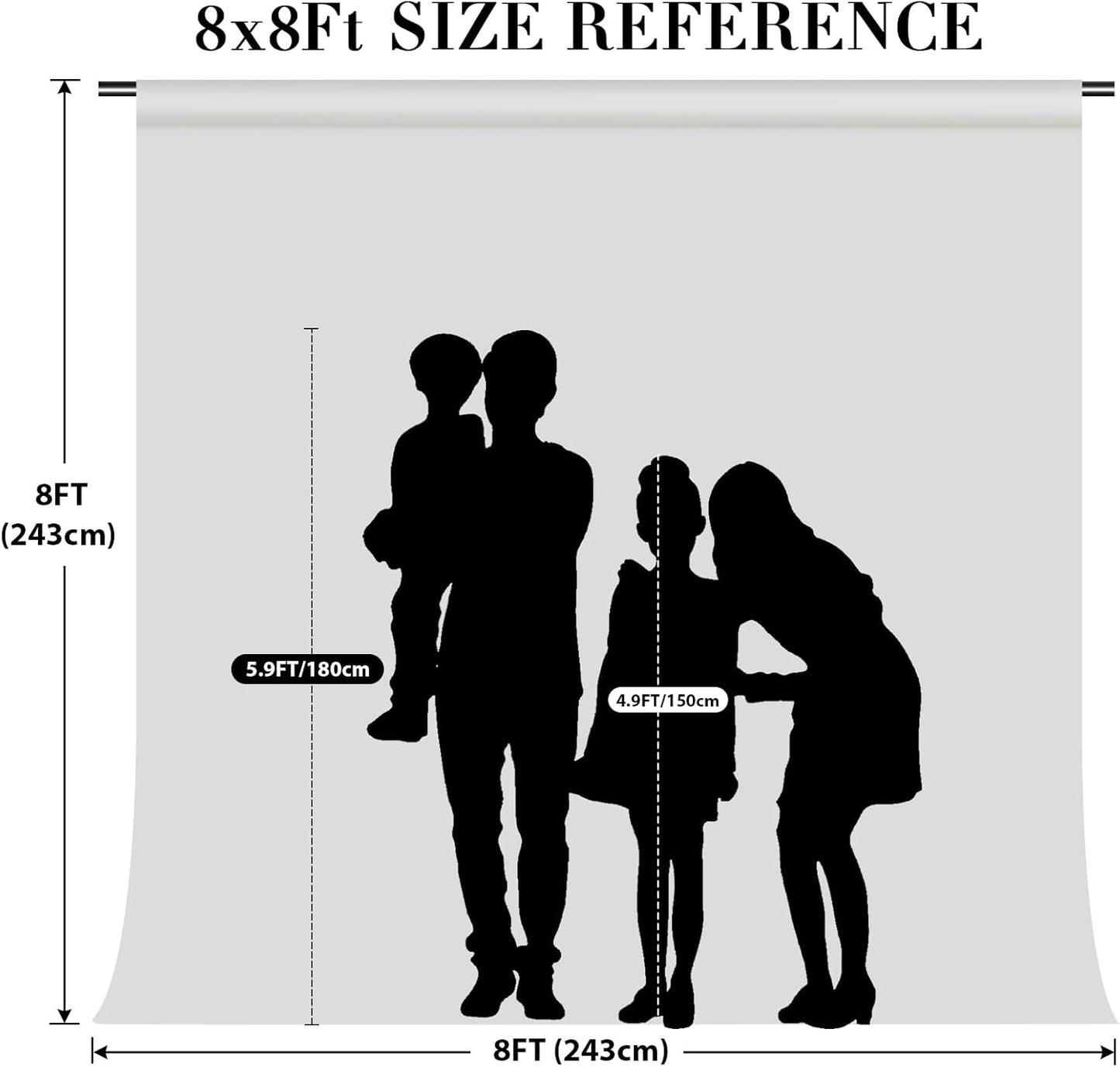 Eternal Beauty Turquoise Sequin Backdrop, 8x8 Ft Glitter Background Curtains for Shimmer Photography Party Wedding Birthday Back Drop Decor