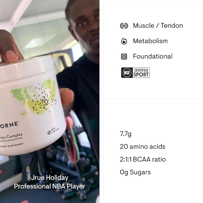 THORNE - Performance Essentials Bundle: Creatine & Amino Power Pack - Muscular Support, Energy Boost, and Cognitive Function - NSF Certified - 30 to 90 Servings