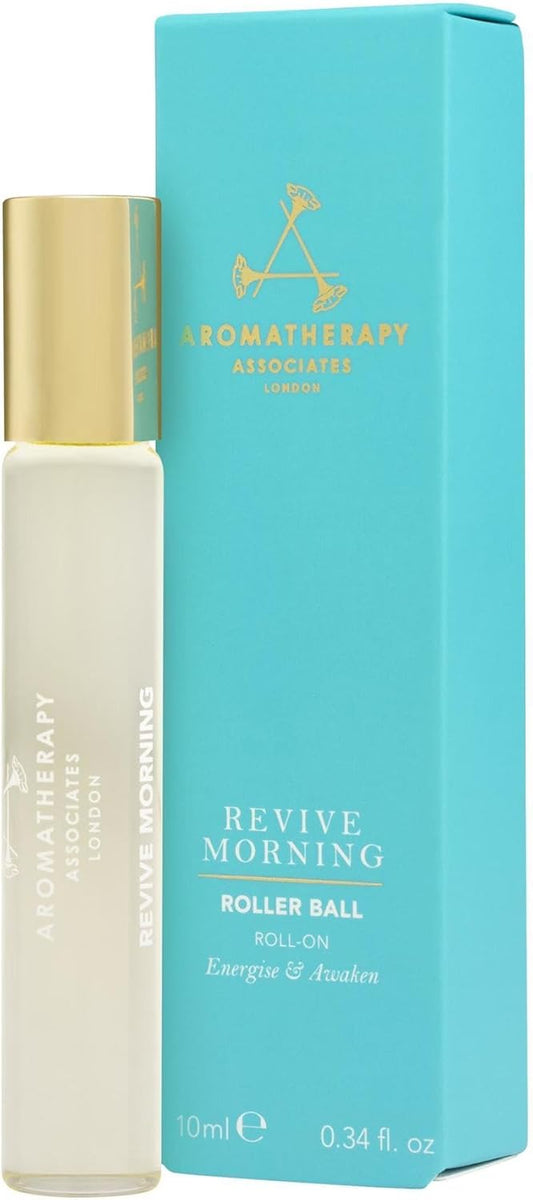 Aromatherapy Associates Revive Morning Roller Ball. Premium Blend of Neroli and Grapefruit Essential Oils to Reset and Refresh on the Go (0.34 fl oz)