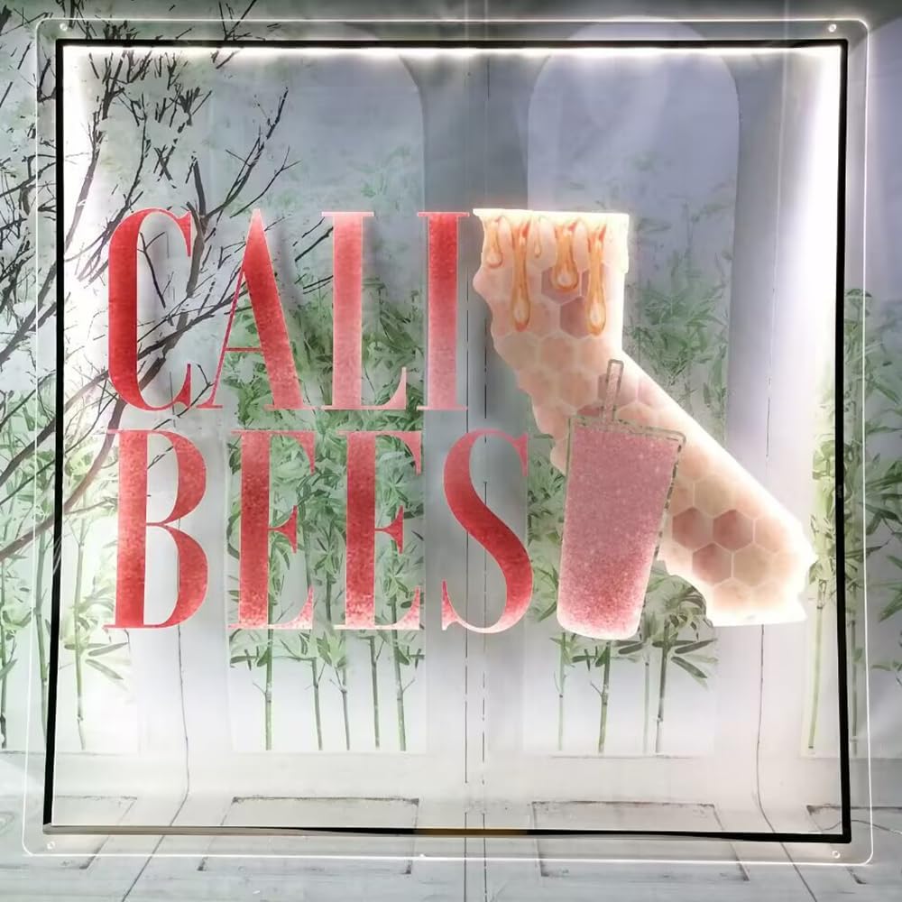 Custom LED Neon Sign for Business - Personalized Backlit Logo Sign, Floating Acrylic Metal Wall Decor for Salon, Office, Bar, Shop, Studio Illuminated Light Up Sign