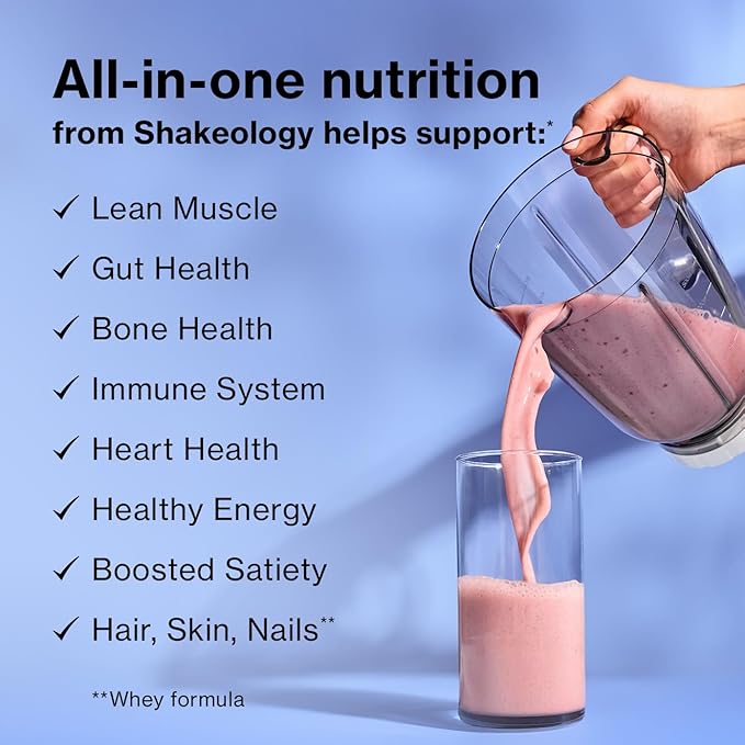 BODi Shakeology Whey-Based Protein Powder – Gluten-Free Superfood Shake with Vitamins & Minerals – Helps Support Healthy Weight Loss & Gut Health, Vanilla, 14 Individual Packets