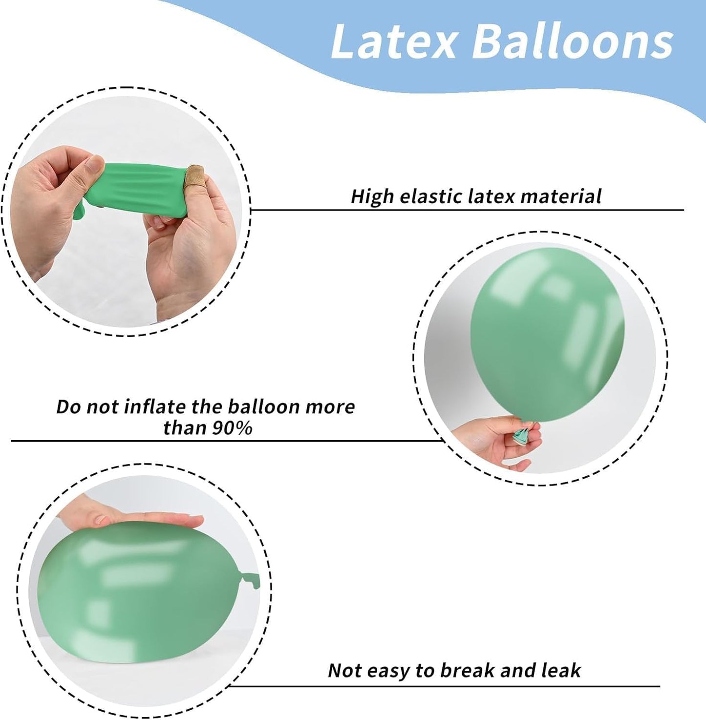 Football Balloons, 52 PCS 12 Inch Brown Bean Green White Football Printed Balloons, Football Party Decorations for Football Boys Sports Rugby Baby Shower Birthday Game Football Party Decorations